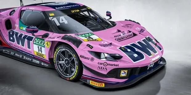 DTM 2026: Emil Frey team shows pink Ferrari and Verstappen design