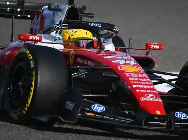 Titel-Bild zur News: Lewis Hamilton beim Formel-1-Wintertest 2026 in Bahrain
