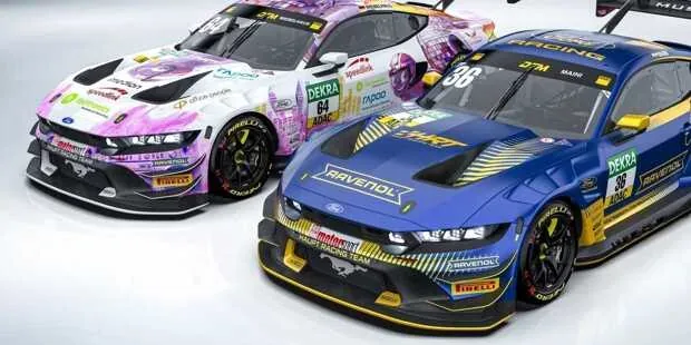 DTM 2026: HRT-Team entüllt Ford-Mustang-Boliden und Schnecken-Design