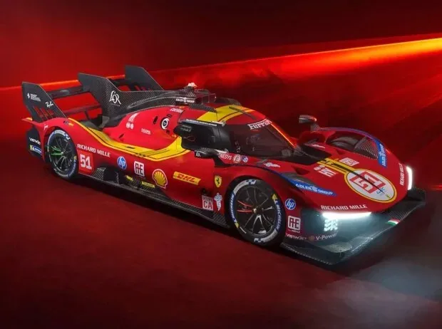 Bis auf die Lackierung optisch fast gleich und doch anders: Der Ferrari 499P der Generation 2025