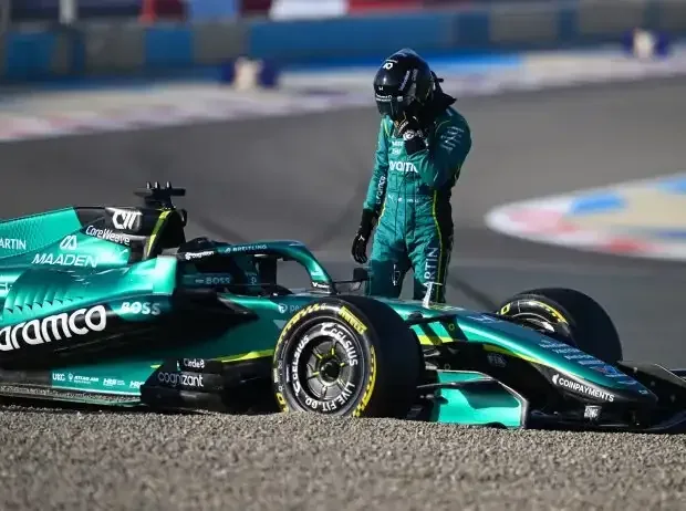 Title image for the news: Lance Stroll (Aston Martin AMR26) at the Formula 1 test in Bahrain 2026