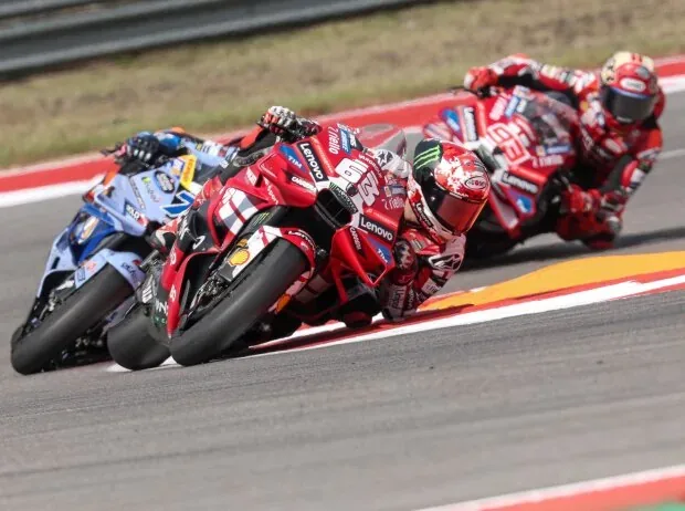 Francesco Bagnaia, Alex Marquez, Marc Marquez