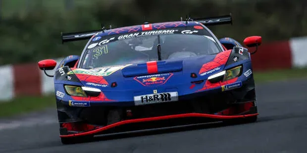 Max Verstappen on the way to the 2026 24h Nürburgring