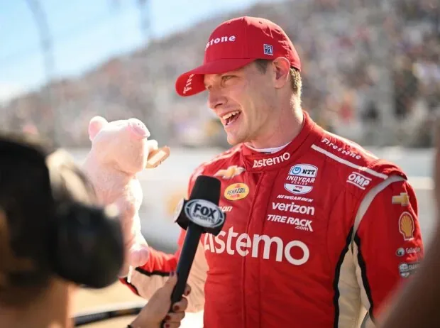 Josef Newgarden, seen here during his victory at the 2025 Nashville finale, is one of the most respected IndyCar drivers