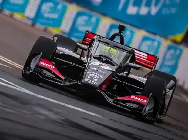 Titel-Bild zur News: Mick Schumacher amüsierte mit seiner Beschwerde über die Bodenwellen die IndyCar-Kommentatoren