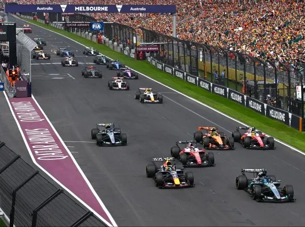 Start zum Formel-1-Rennen in Australien 2026