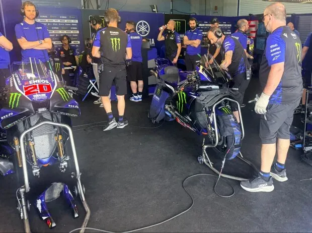 Yamaha-YZR M1 mit Aero von 2026 (links) und 2025 (rechts)