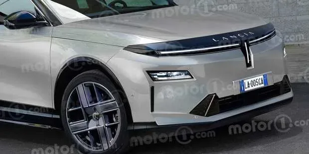 New Lancia Gamma (2027) rendering by Motor1.com
