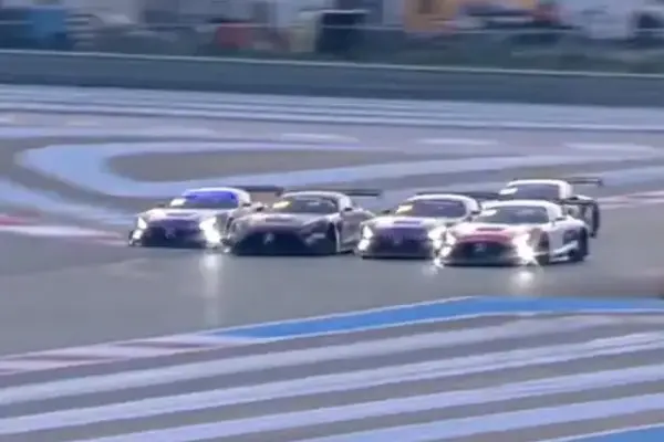 GTWC Le Castellet: Verstappen-Mercedes goes airborne in 4-wide