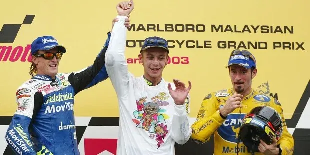 Valentino Rossi: His title-deciding races