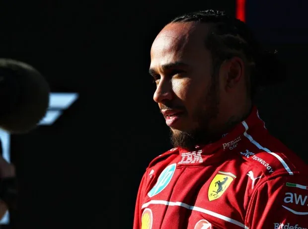 Lewis Hamilton (Ferrari) at the Formula 1 race in China 2025