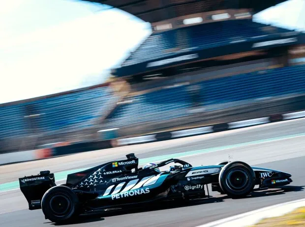 Kimi Antonelli at the Formula 1 test at the Nürburgring 2026