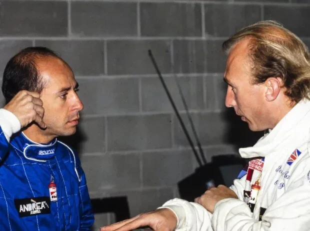 Roberto Moreno and Perry McCarthy (Andrea Moda)