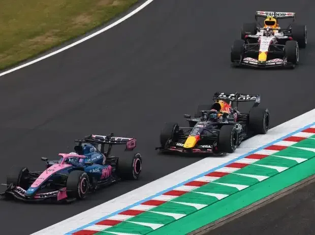 Title image for the news: Pierre Gasly, Max Verstappen and Liam Lawson at the Formula 1 race in Japan 2026