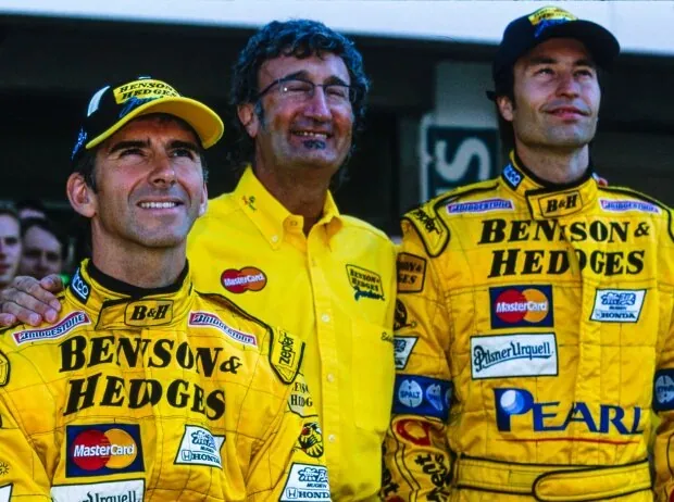 Damon Hill, Eddie Jordan and Heinz-Harald Frentzen in the 1999 Formula 1 season