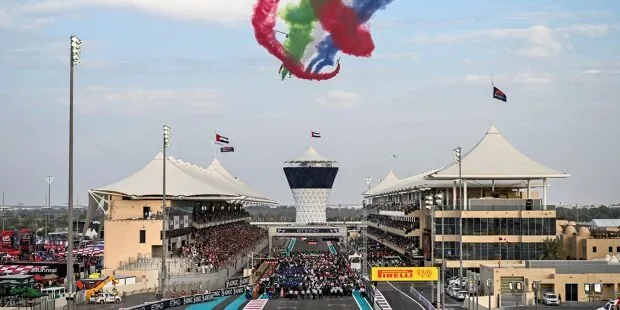 The contract durations of the current Formula 1 tracks
