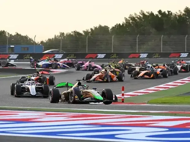 Title image for the news: Formula 2 start in Bahrain 2025