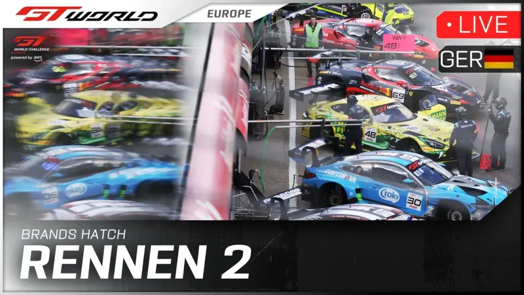 Kostenloser Livestream GTWC Europe: Auftakt Sprint-Cup in Brands Hatch