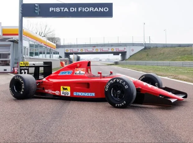 The Ferrari 642 from 1991 was a spare car for Alain Prost and Jean Alesi