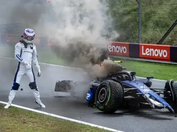 Title image for the news: Logan Sargeant's accident at the Formula 1 race in Zandvoort 2024