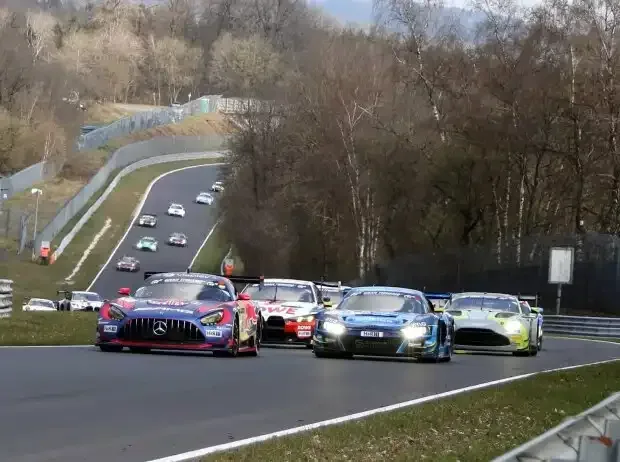 Title image for the news: GT3 vehicle at the 24h Nürburgring race 2025