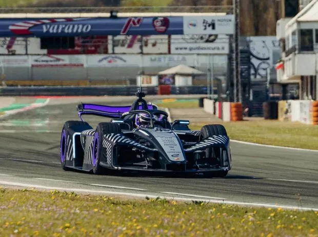 Pascal Wehrlein in Porsche's Gen4 car for Formula E 2026/27