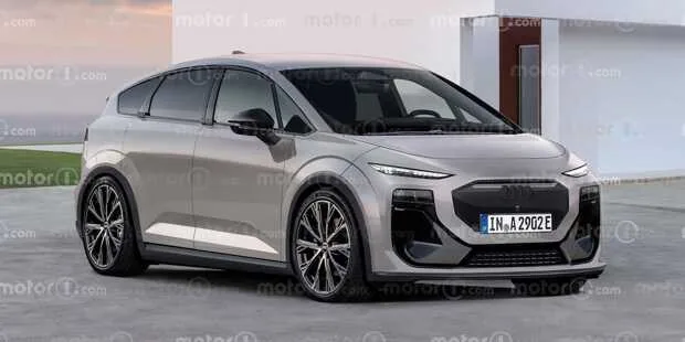 Audi A2 e-tron (2026), the Motor1.com render