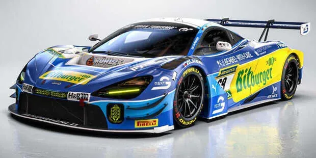 24h Nürburgring 2026: Dörr-McLaren im Schumacher-Design von 1995