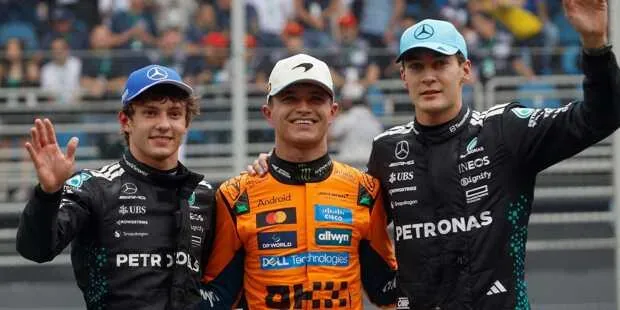 The last 25 world championship leaders in Formula 1