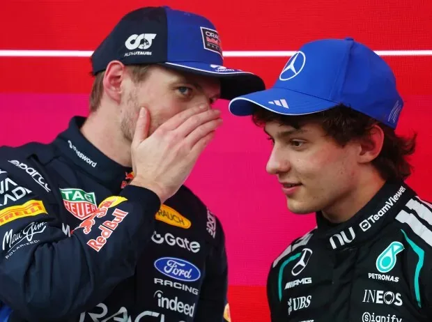 Max Verstappen und Kimi Antonelli