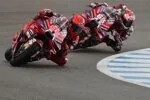 Marc Marquez (Ducati) and Francesco Bagnaia (Ducati)