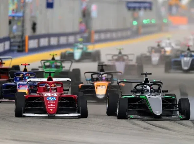 Ein Rennstart in der F1-Academy