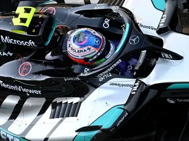 Title image for the news: Mercedes driver Kimi Antonelli in the cockpit of his W17 in the 2026 season