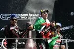 Marco Bezzecchi, Aprilia Racing, Jorge Martin, Aprilia Racing Team, Francesco Bagnaia, Ducati Team