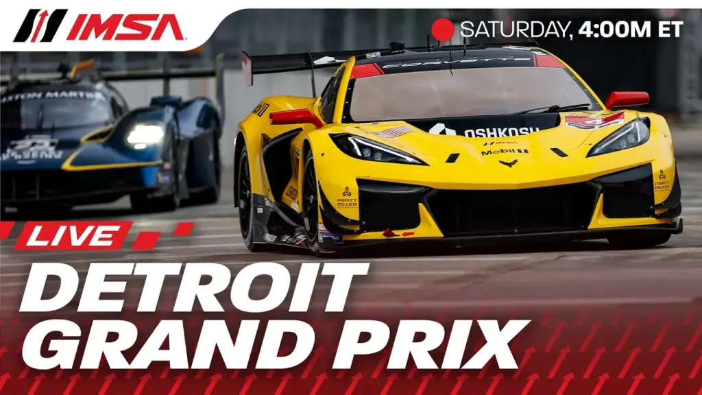 IMSA Detroit 2026: Free Livestream and TV Broadcast