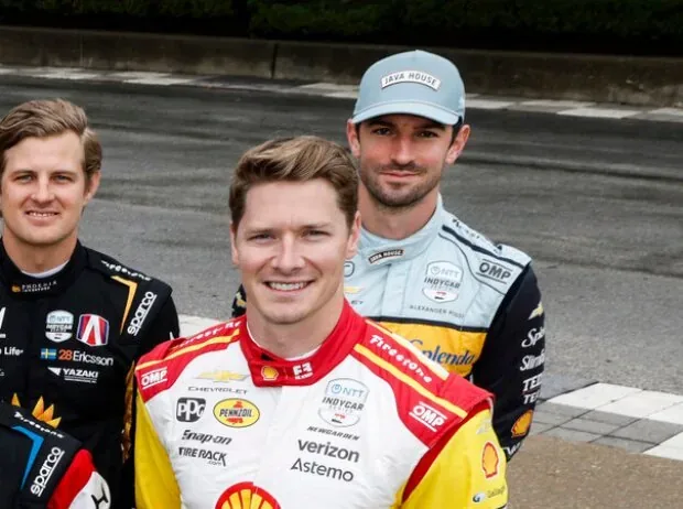 Marcus Ericsson, Josef Newgarden, Alexander Rossi