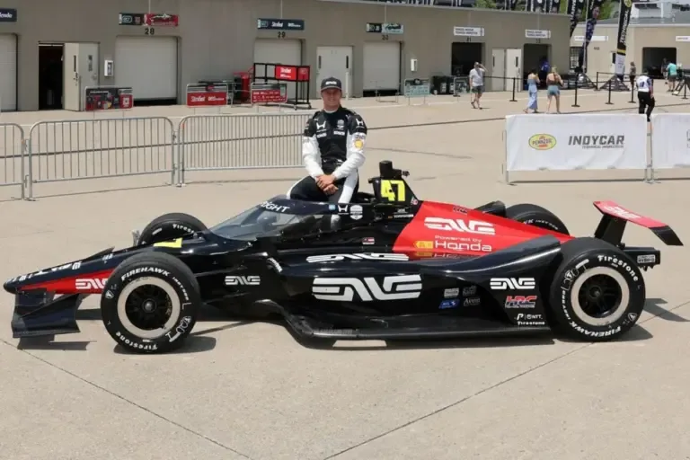 Die Startaufstellung zum Indy 500