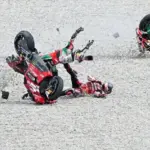 "Something is wrong": Bagnaia fears injury after Zarco crash