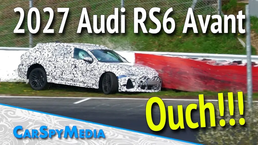 Audi dismantles the new RS 6 during Nürburgring tests