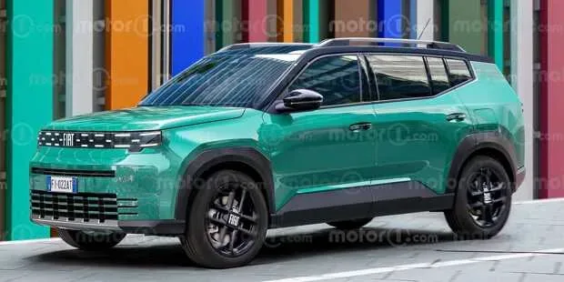 Fiat Grizzly (2026) im Rendering von Motor1.com