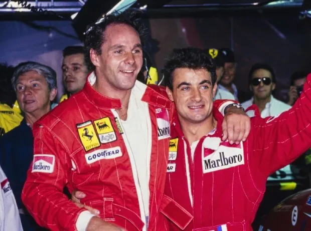 Gerhard Berger and Jean Alesi were once teammates at Ferrari