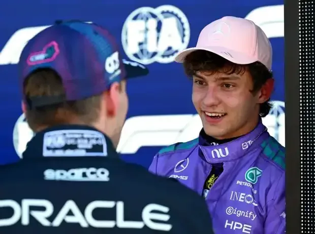 Title image for the news: Andrea Kimi Antonelli, Max Verstappen