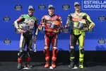 Marc Marquez (Ducati), Johann Zarco () and Fabio Di Giannantonio (VR46)