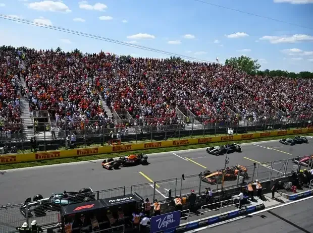 Titel-Bild zur News: Der Start zum Formel-1-Rennen in Kanada 2025