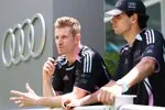 Nico Hülkenberg (Audi) und Gabriel Bortoleto (Audi)