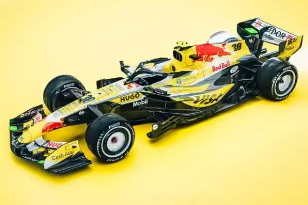Red Bull's new summer can: Racing Bulls in Miami with a citrus look
