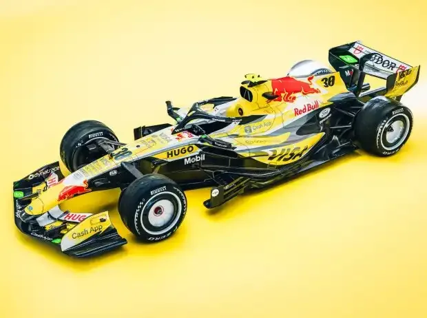 Red Bull's new summer can: Racing Bulls in Miami with a citrus look