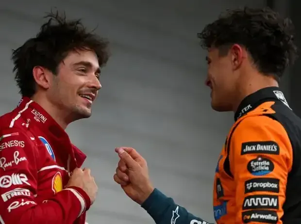 Titel-Bild zur News: Lando Norris, Charles Leclerc