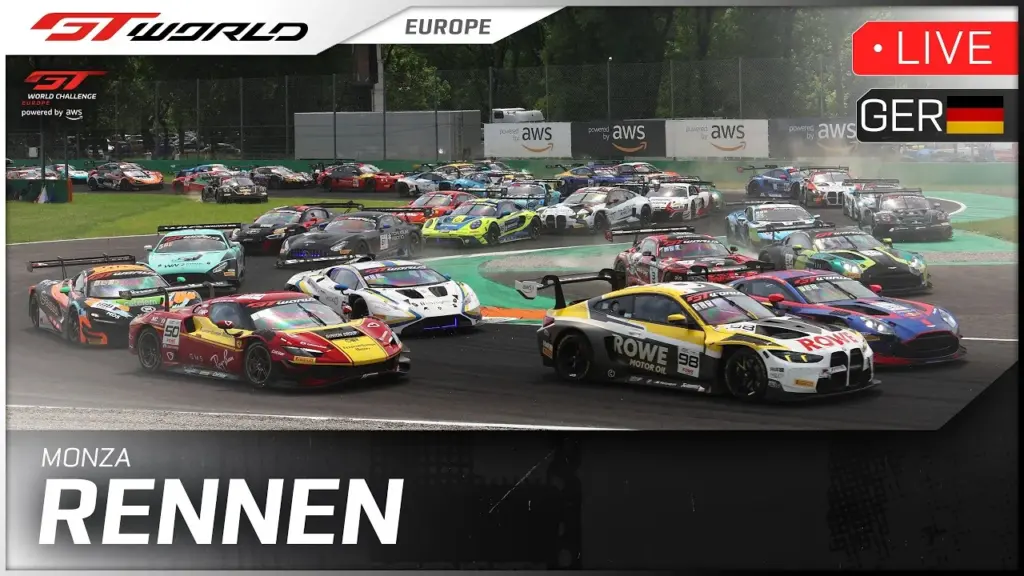 Kostenloser Livestream GTWC Europe: Endurance-Cup aus Monza