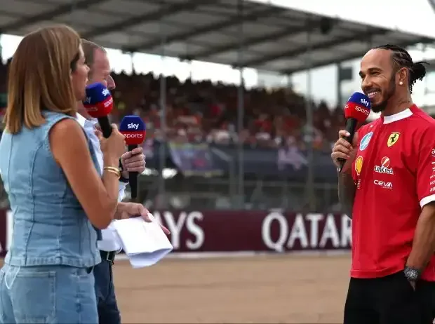 Title image for the news: Lewis Hamilton in an interview with Sky